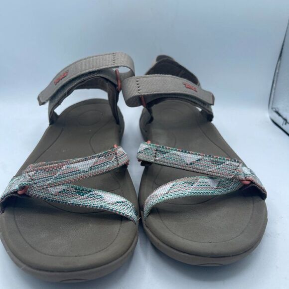 Teva Sandals Strappy Adjustable Hiking Outdoor 6 - Picture 2 of 7